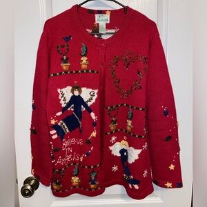 Vintage The Quackery Factory Christmas sweater